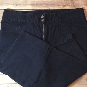 Chaps Navy Blue Capris